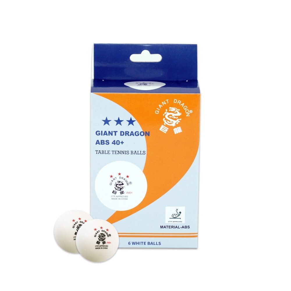 Giant Dragon Masa Tenisi Topu 6'lı 63066 3 Yıldız ITTF Onaylı
